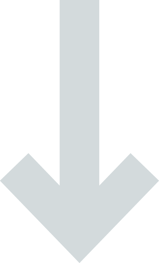 Icon eines Pfeils nach unten zeigend. Es dient als Gestaltungselement.